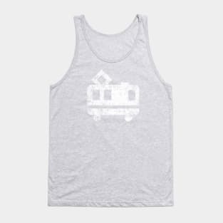 Cute Train - Distressed Tank Top